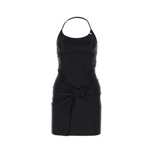 1017 ALYX 9SM Halter Neck Knot Front Midi Dress Women BLACK Dresses